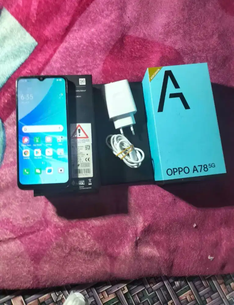Punya Oppo A78 8/256 fullset no minus