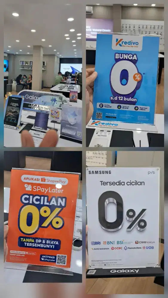 Beli HP Samsung  bisa pakai cicilan hingga 24 Bulan