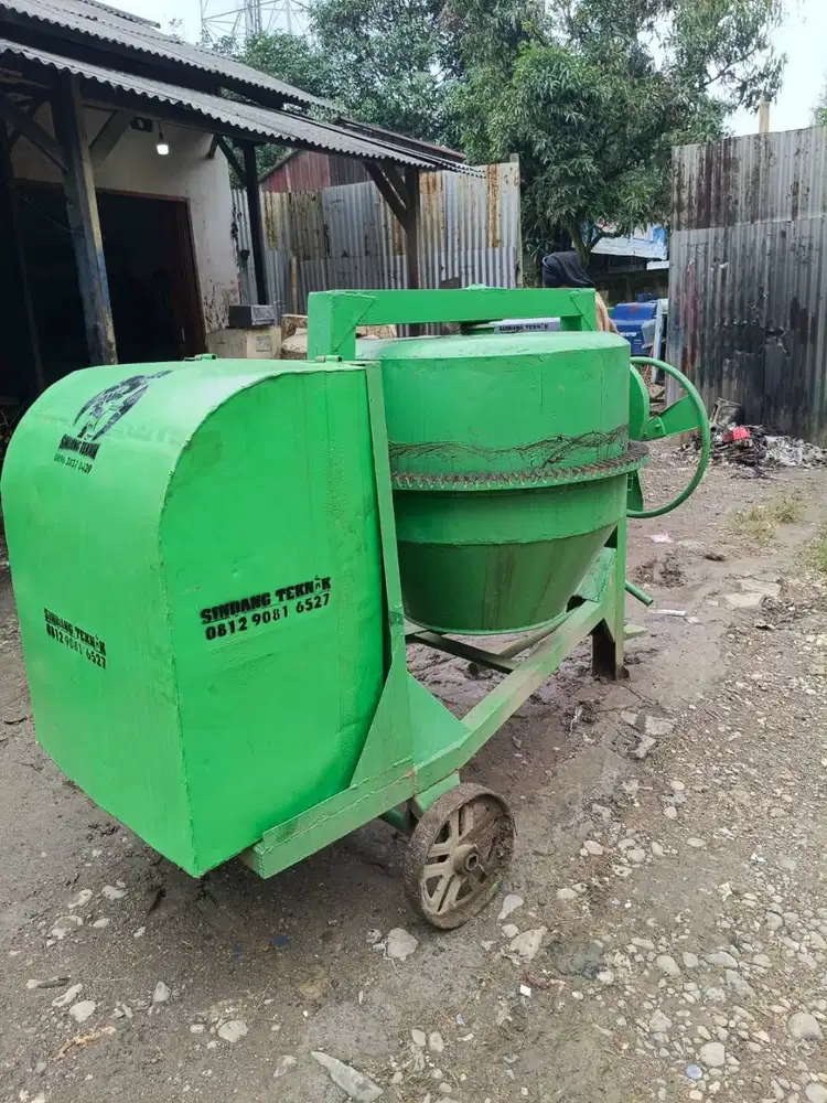 Jual Mesin Pengaduk Semen Cor Beton Merk Iron Globe Siap Pakai