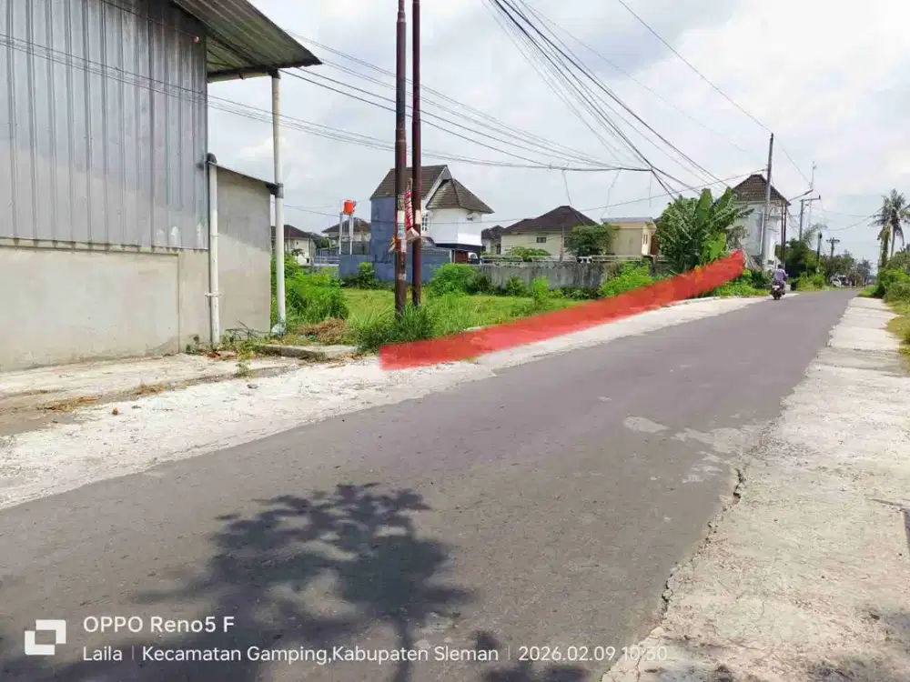 DIJUAL SAWAH SELATAN PKU GAMPING