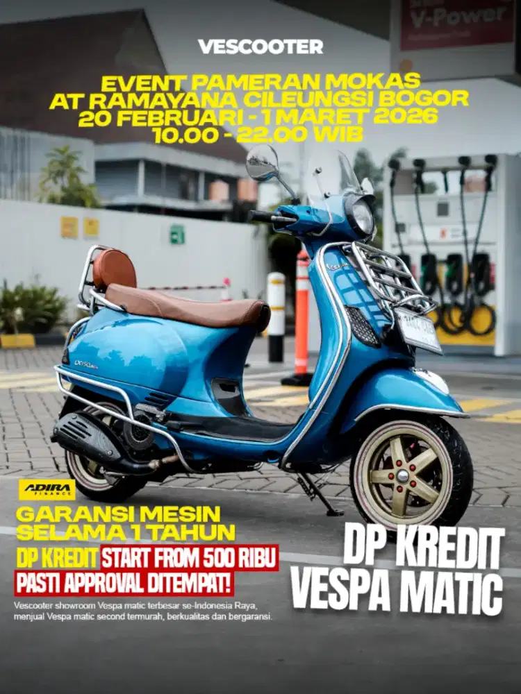 PIAGGIO VESPA LX 150 3VIE 2013 MURAH BERGARANSI
