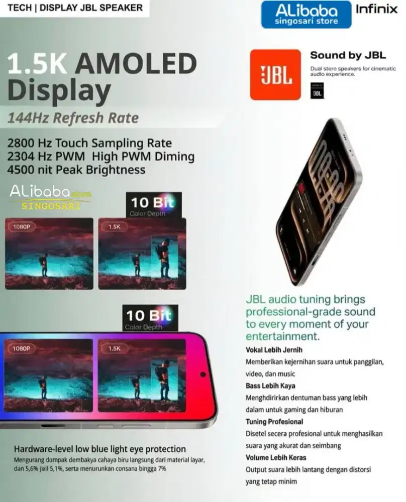 [NEW] Infinix Note 60 8+8/256GB, Batere Monster & 144Hz!