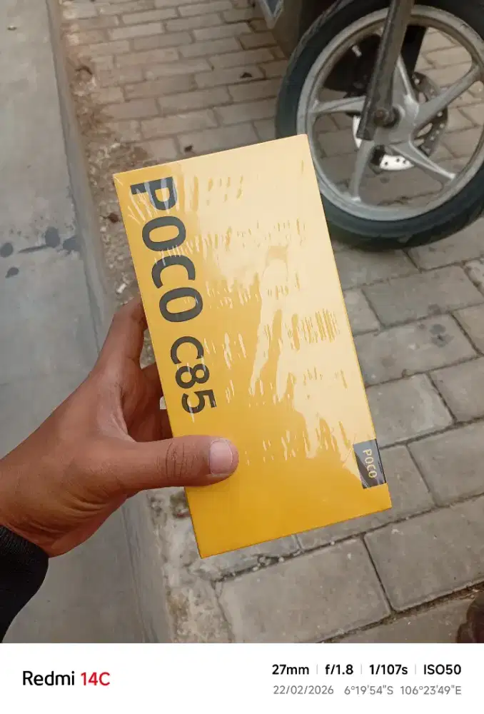 POCO C85 buka dus aja garansi 1 tahun