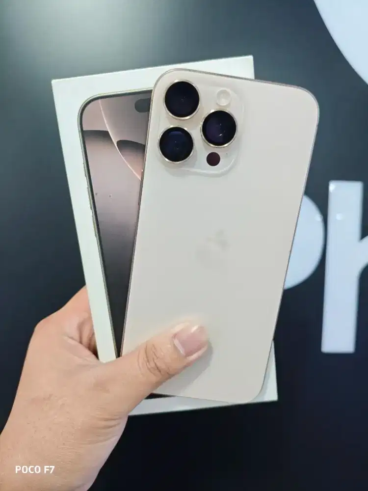 Iphone 16 promax 256 Desert ibox like new