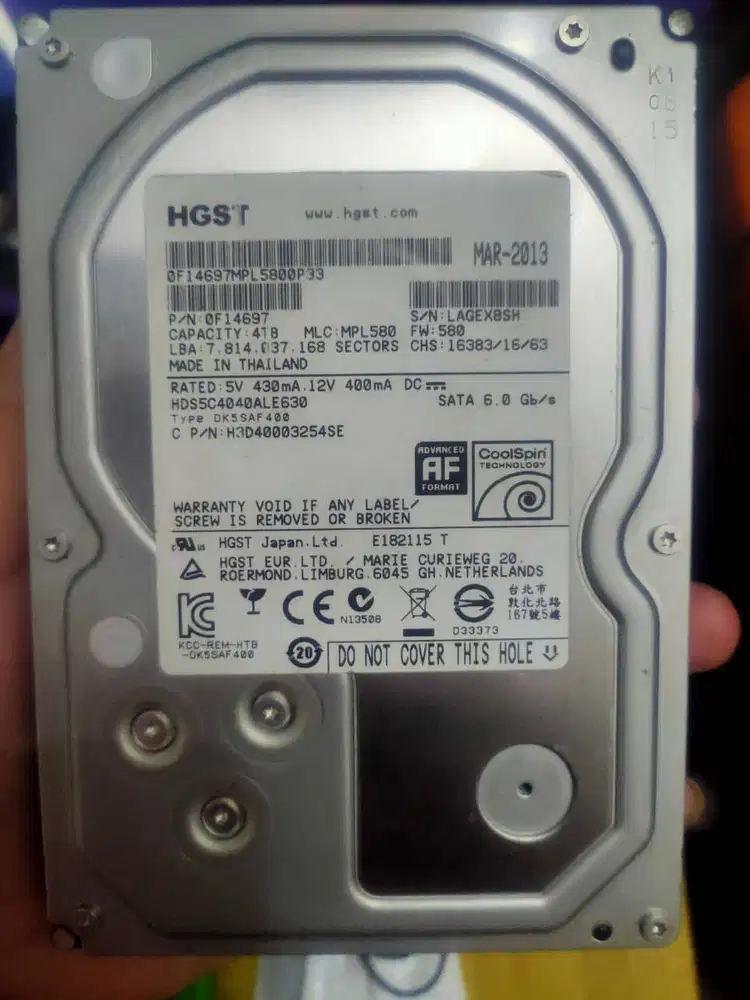 HDD PC HGST DESKTAR 4TB [FULL GAME PC]