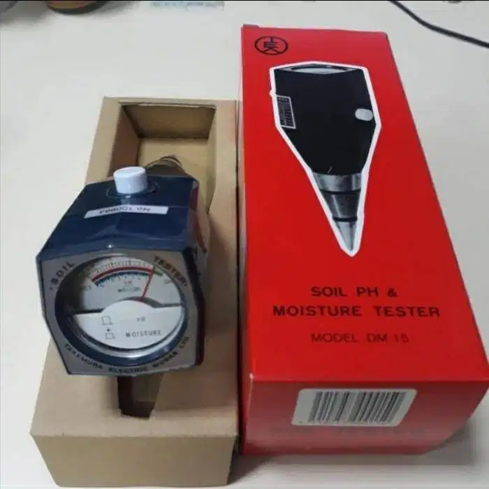 Takemura Dm 15 Dm15 Dm-15 Ph & Soil Moisture Meter Tester Tanah