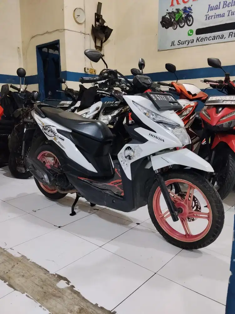 jual Honda beat street 2018 lengkap pajak on
