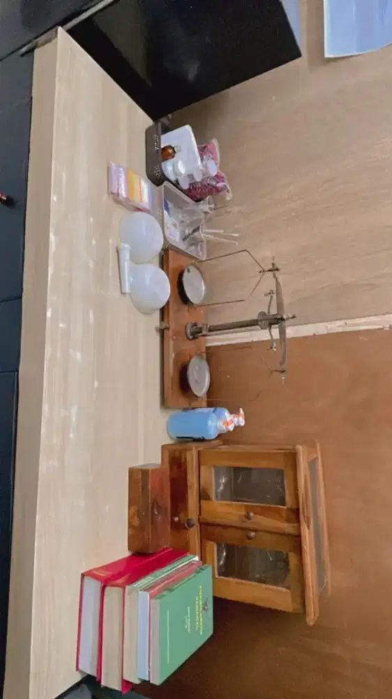 Timbangan mm dan gram / neraca/set racik obat