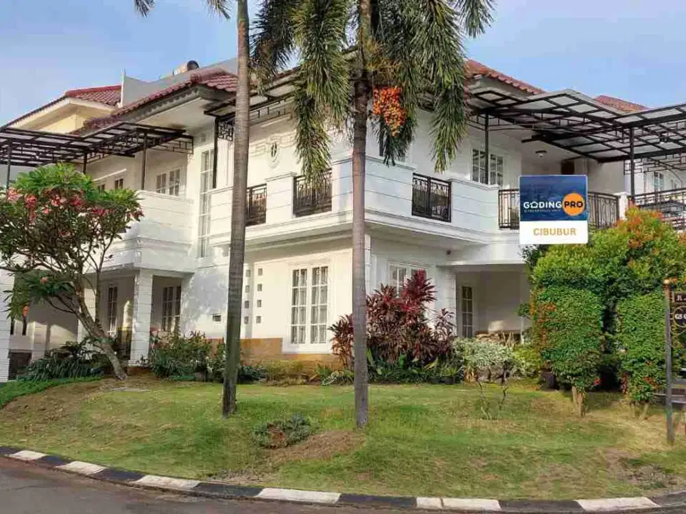 Dijual Rumah Cantik Classic Modern Hook di Legenda Wisata Cibubur – SHM, Furnished, Renovasi