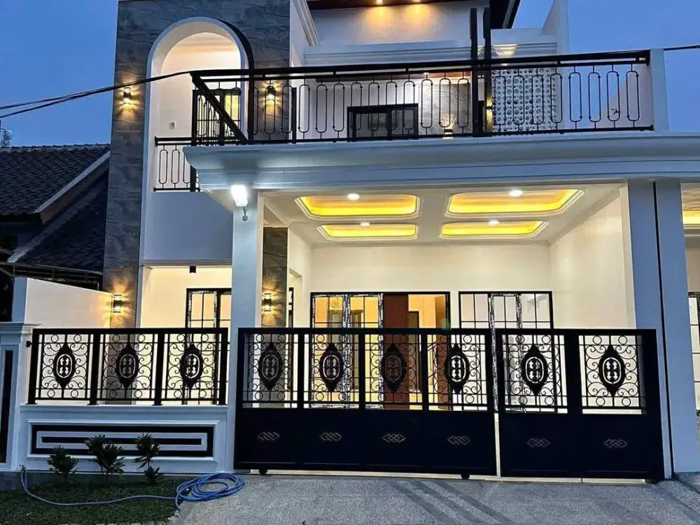 Rumah Desain Mewah Villa Bukit Sengkaling Dekat Campus Dau Tlogomas Malang