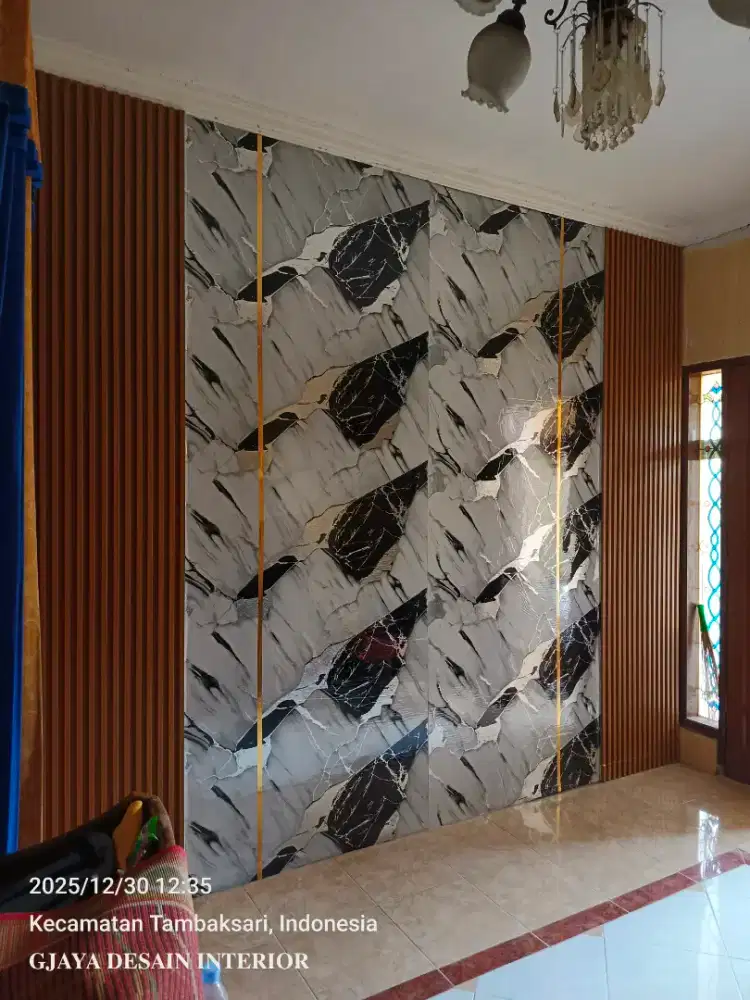 JASA MURAH,WALLPAPER  WALPANEL PVC  WALMARBEL GORDEN