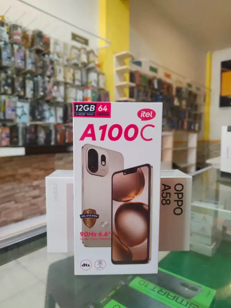 ITEL A100C 4/64 promo+bonus cash & credit garansi Resmj
