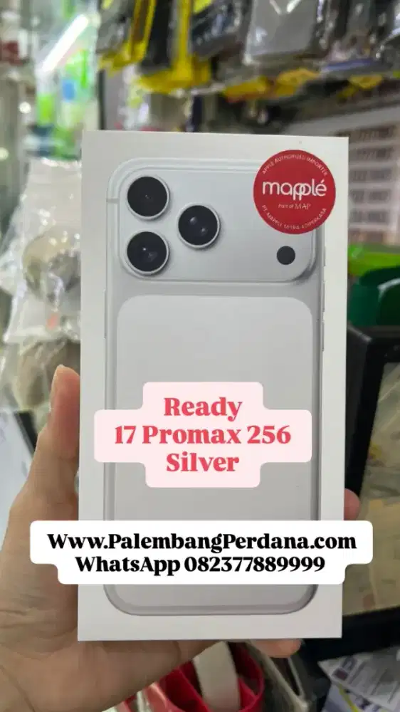 IPHONE 17 PROMAX 256GB SILVER DAN ORANGE