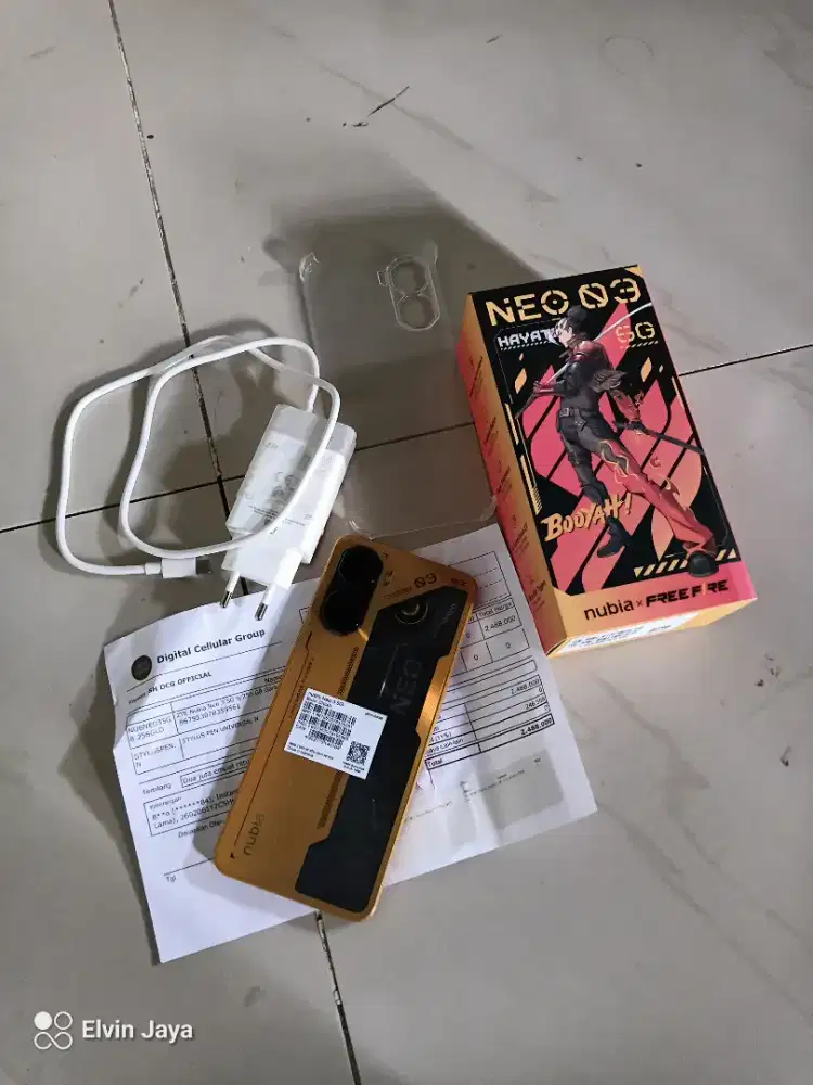 Nubia Neo 3 5G - Ram 8/256 - HP Kotak Charger