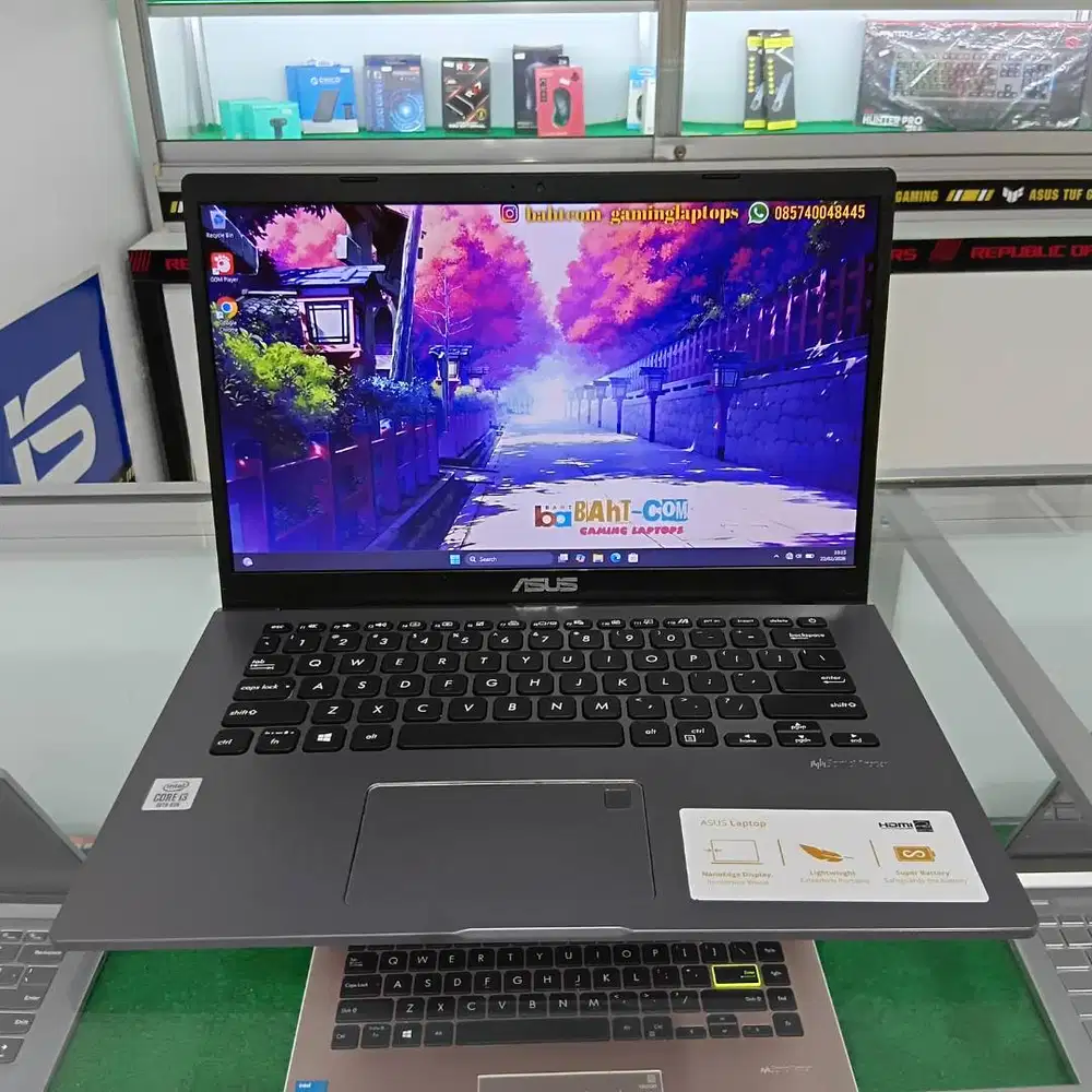 ASUS VIVOBOOK A409FA I3-10110U 8GB 512GB FHD BACKLIT