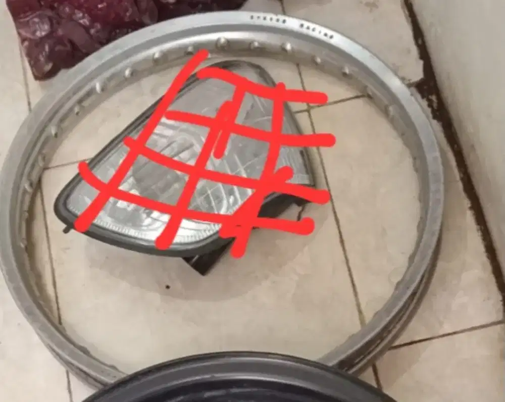 Dijual 1 pcs Velg motor uk 17.