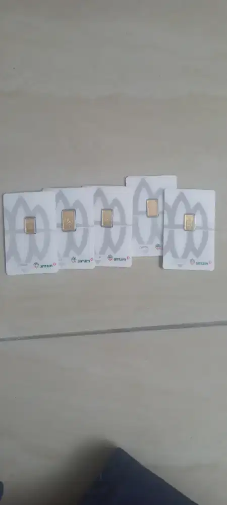 Dijual Emas Antam 1 gram, 2 gram dan 3 gram