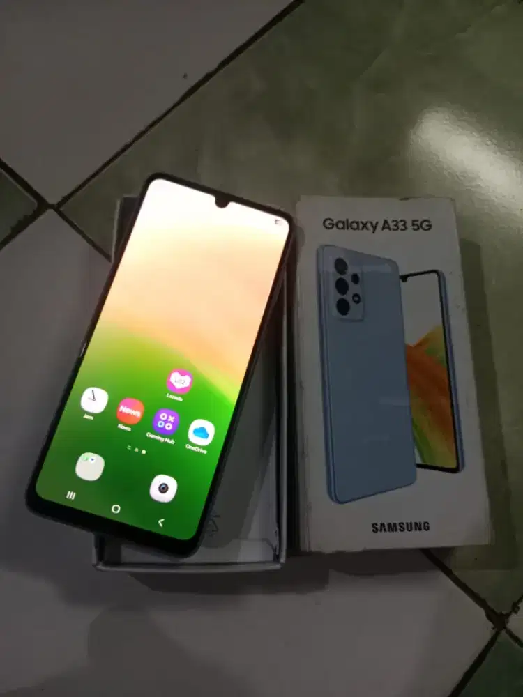 Samsung a33 ram 8/128 fulset min pinjer of