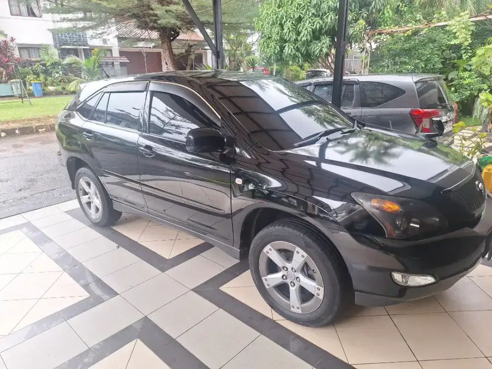 TOYOTA HARRIER 2.4 L AT 2006 BLACK PAJAK BARU  BAN BARU ISTIMEWA