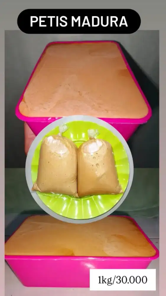 Petis madura dan kue kering