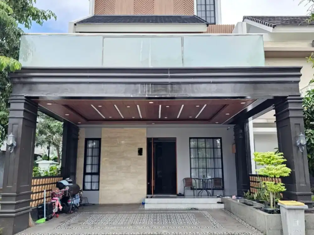 HOT SALE Rumah Premium 3,5 Lantai Full Furnished di Cluster Elite Harapan Indah (13578 OC)