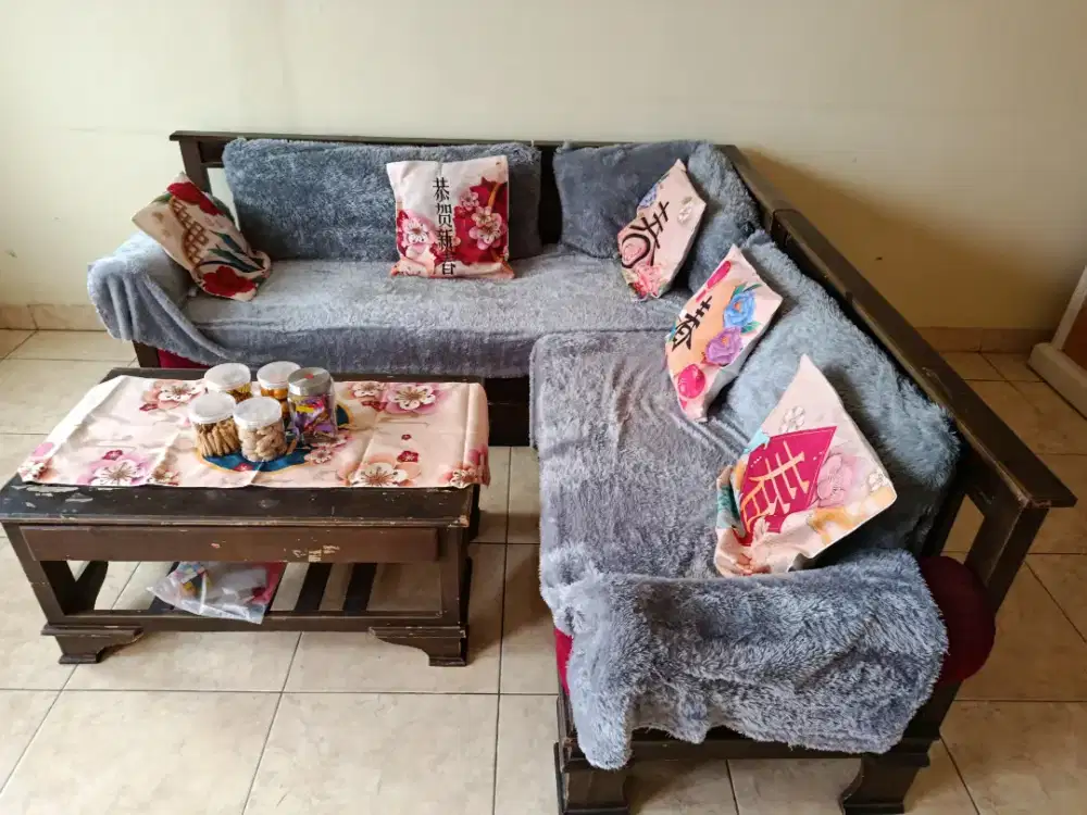 Dijual sofa kayu jati