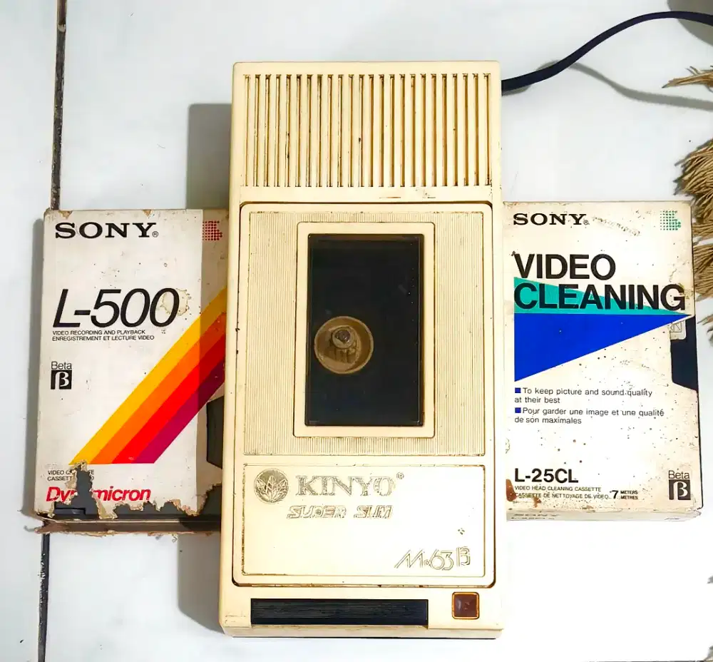 KOLEKSI REWINDER KASET BETAMAX - KINYO M63B & 2 TELEPON MANUAL LED