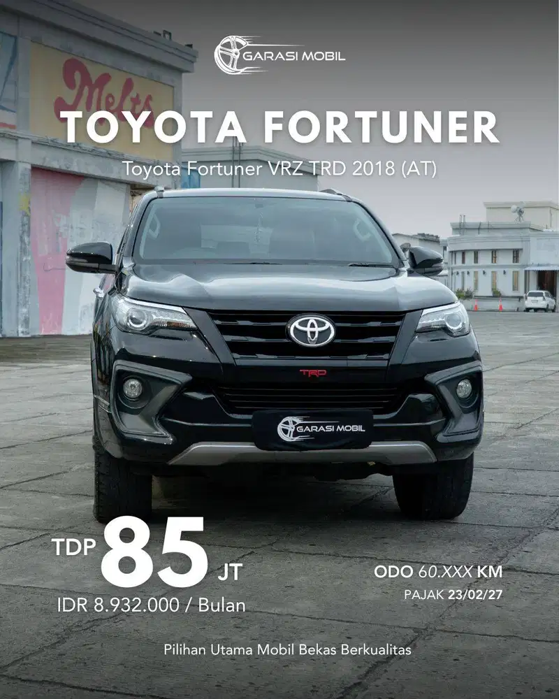 Toyota Fortuner VRZ TRD 2018 (AT)