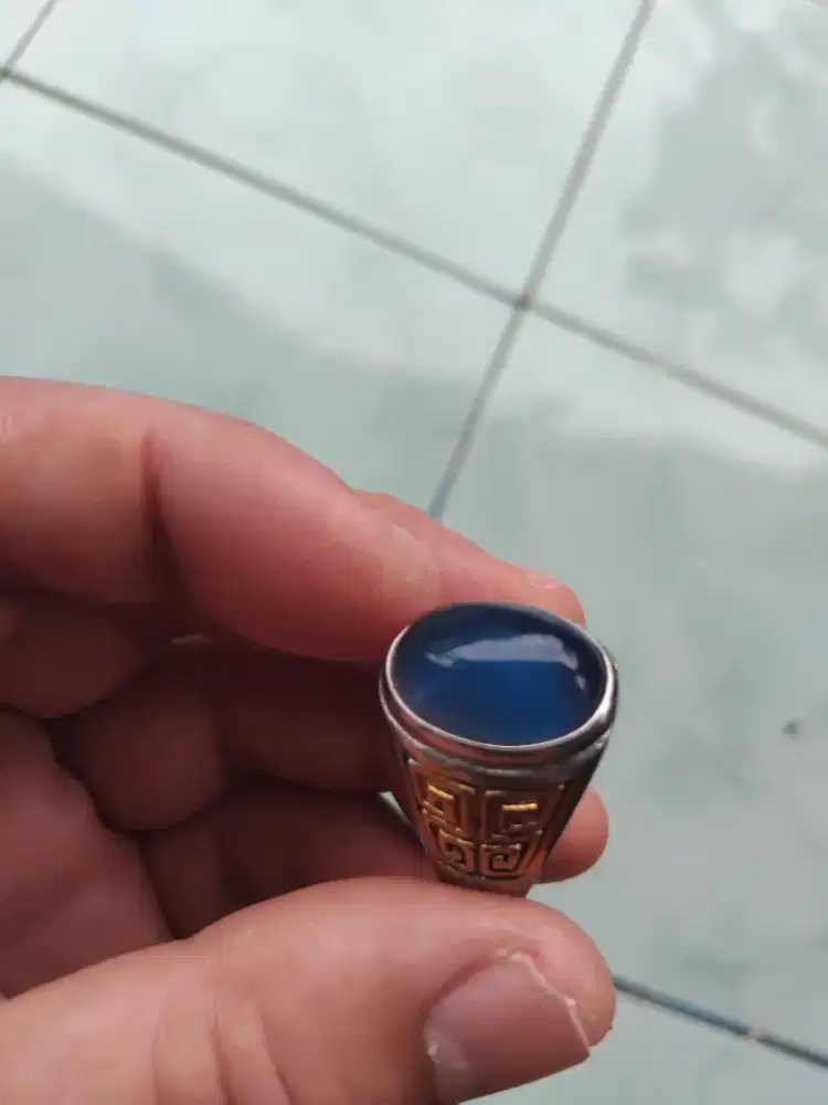 Cincin Blue Chalcedon