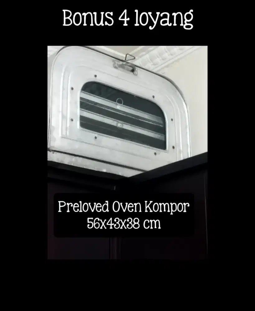 Preloved oven kompor BESAR