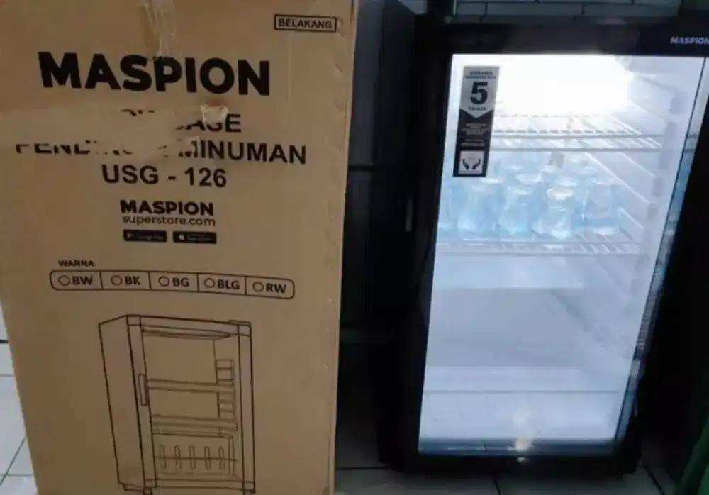 SHOWCASE MASPION 168 L 3 RAK USG-168 ND C