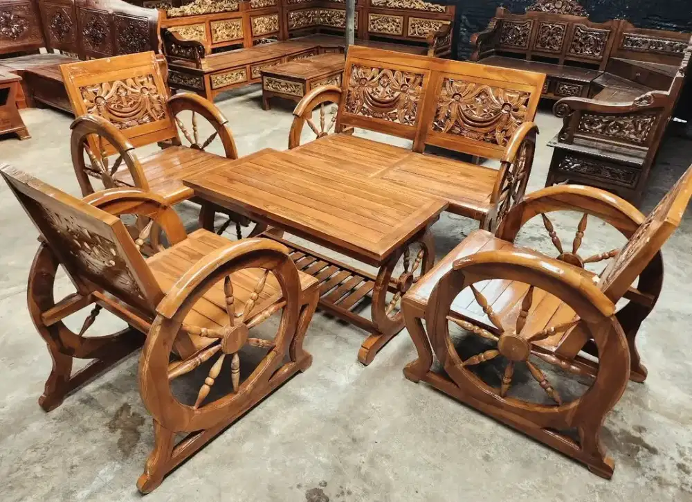 Kursi tamu jati 2111 clasik dan estetik