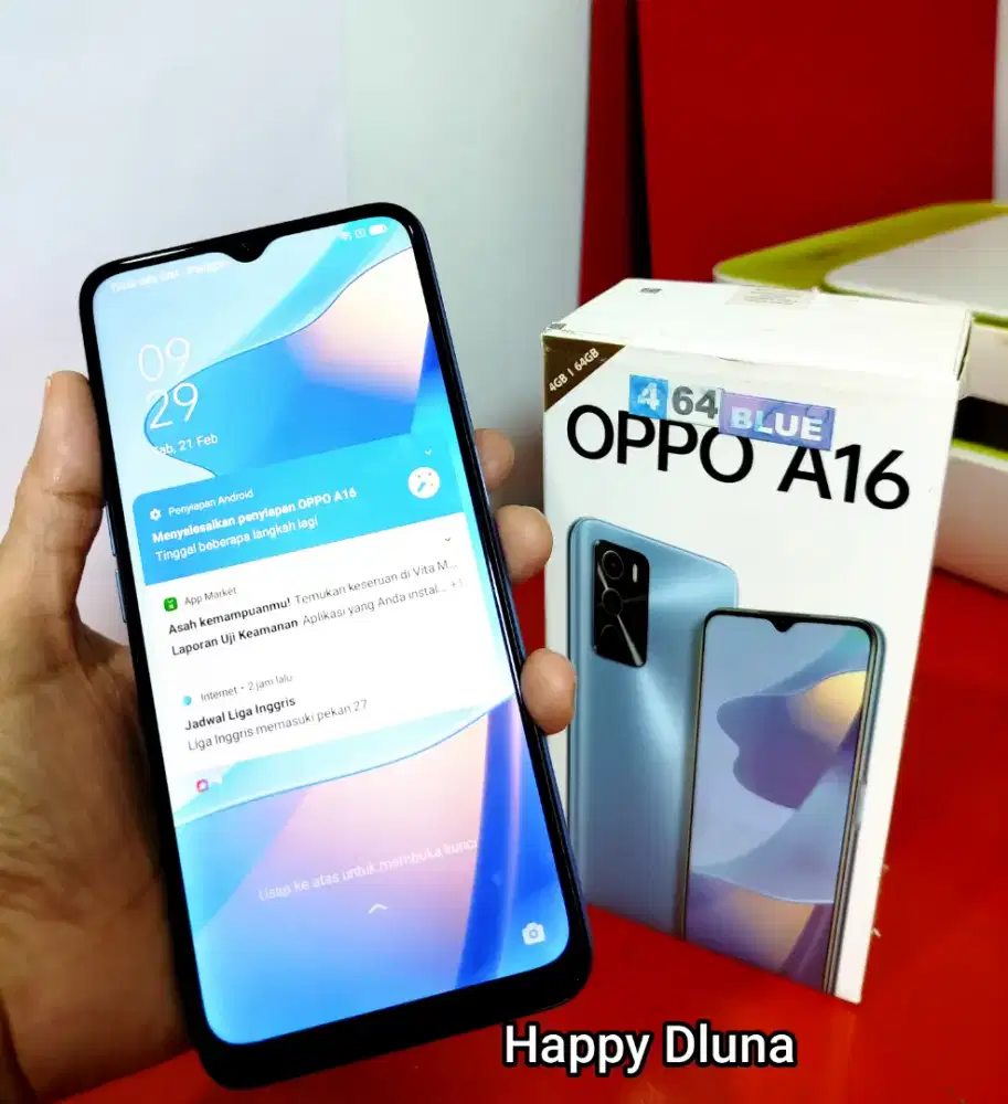 HP OPPO A16 Ram 4/64 Warna Biru