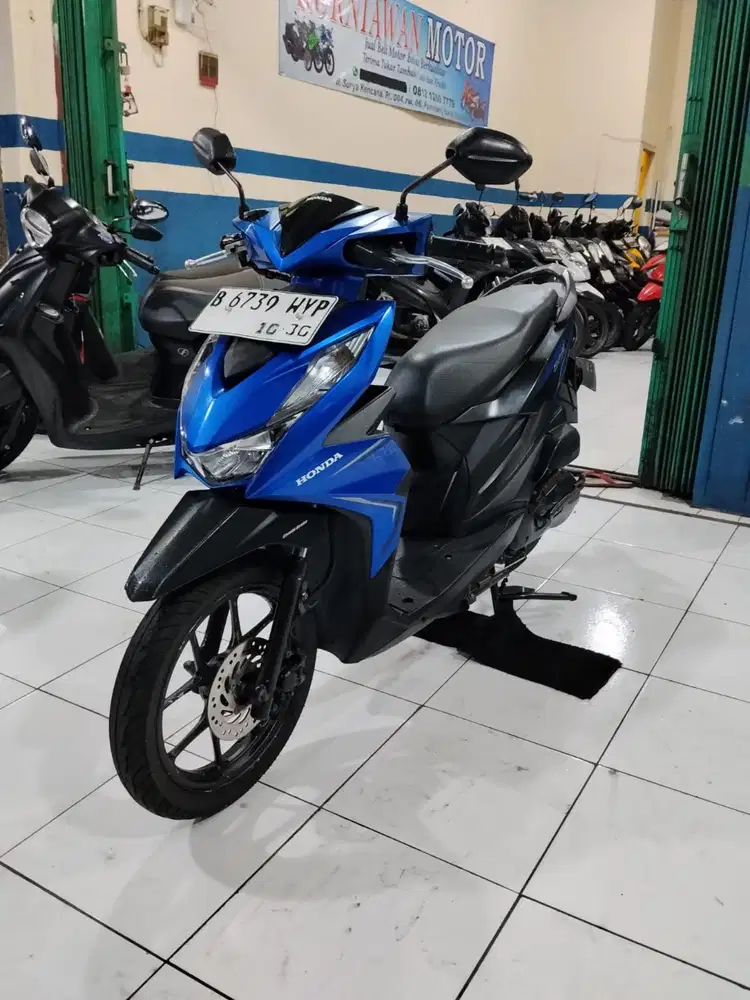 jual honda beat delux cbs iss 2020 kondisi gres