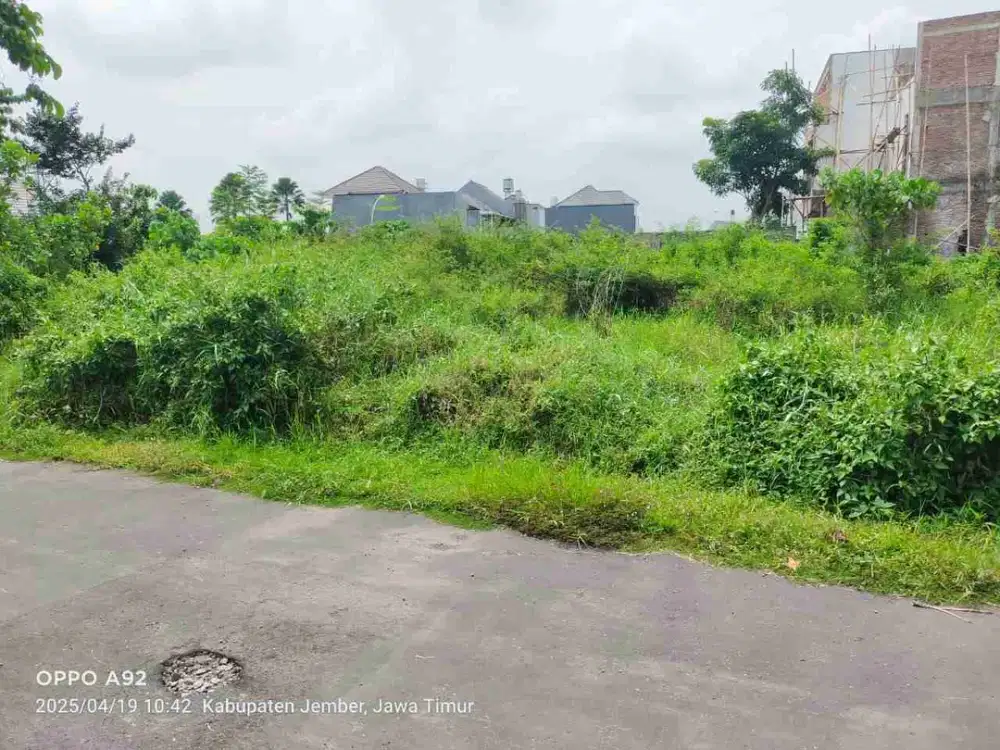 Dijual tanah siap dibangun di Perumahan Mojopahit Jember