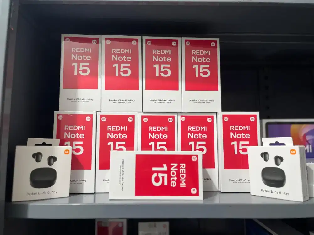 NEW REDMI NOTE 15 SERIES GARANSI RESMI XIAOMI INDONESIA!!