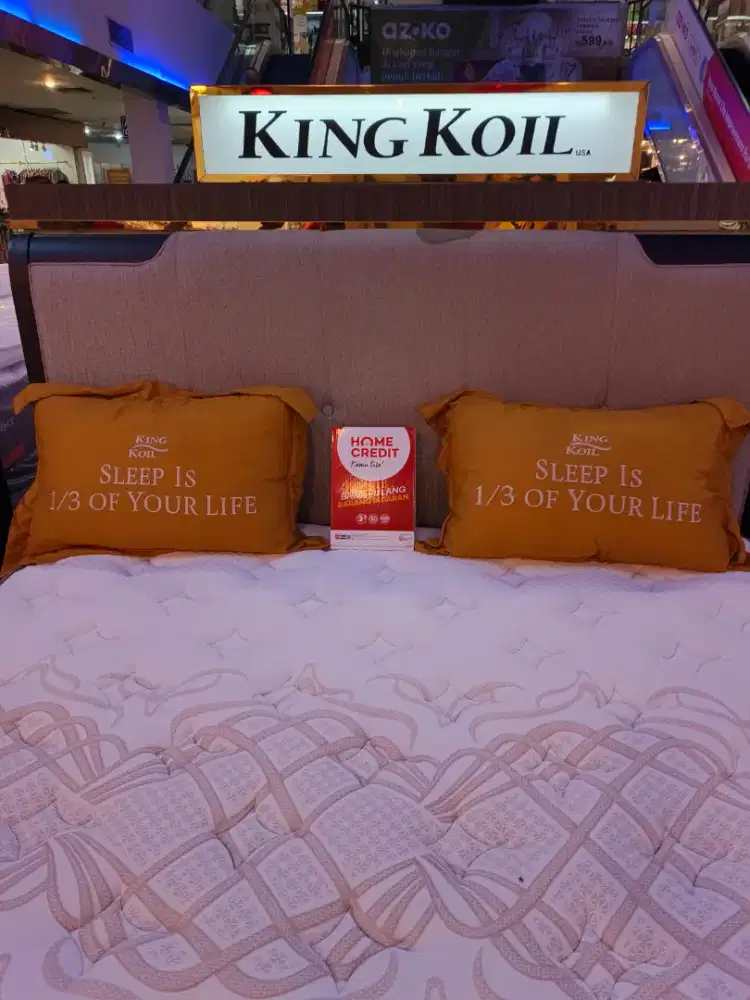 KASUR SATU SET KING KOIL BISA CICILAN SYARAT HANYA KTP