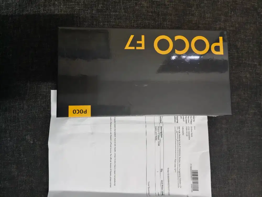 Poco f7 12/512 NEW SEGEL