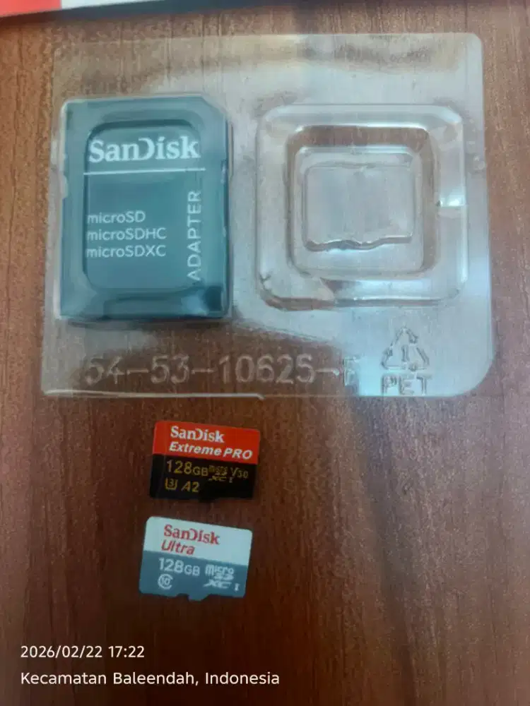 Sanddisk Extreme Pro dan Sandisk Ultra 128 Gb