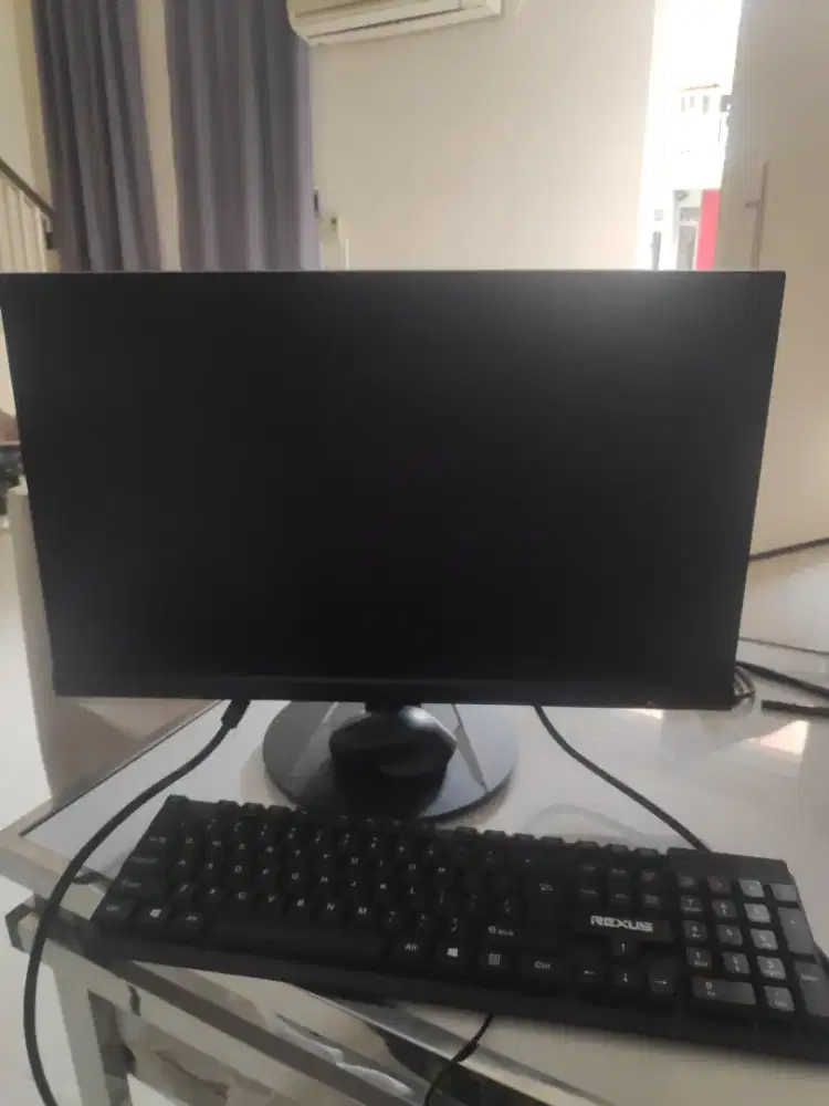 PC + monitor + keyboard + mouse