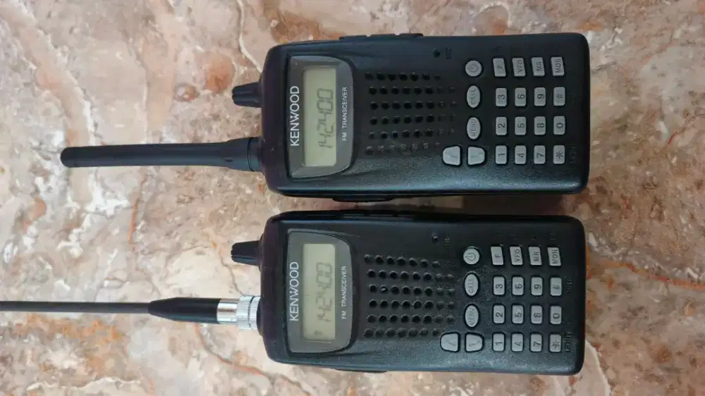 Ht kenwood th 265A RX tx normal batre awet seperti baru segel