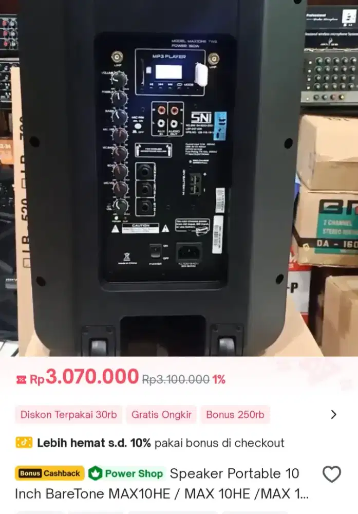 SPIKER AKTIF PORTABLE