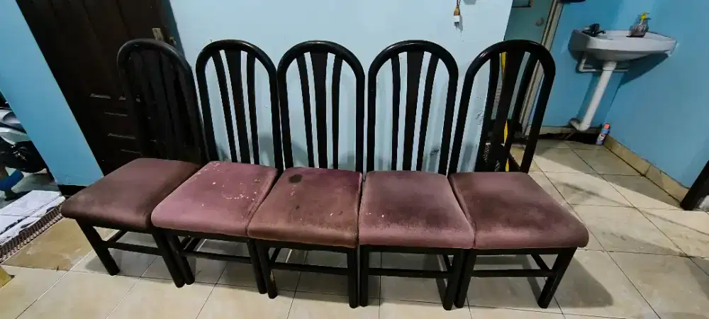Kursi makan atau santai @ 5 unit murah ajah edisi pindahan