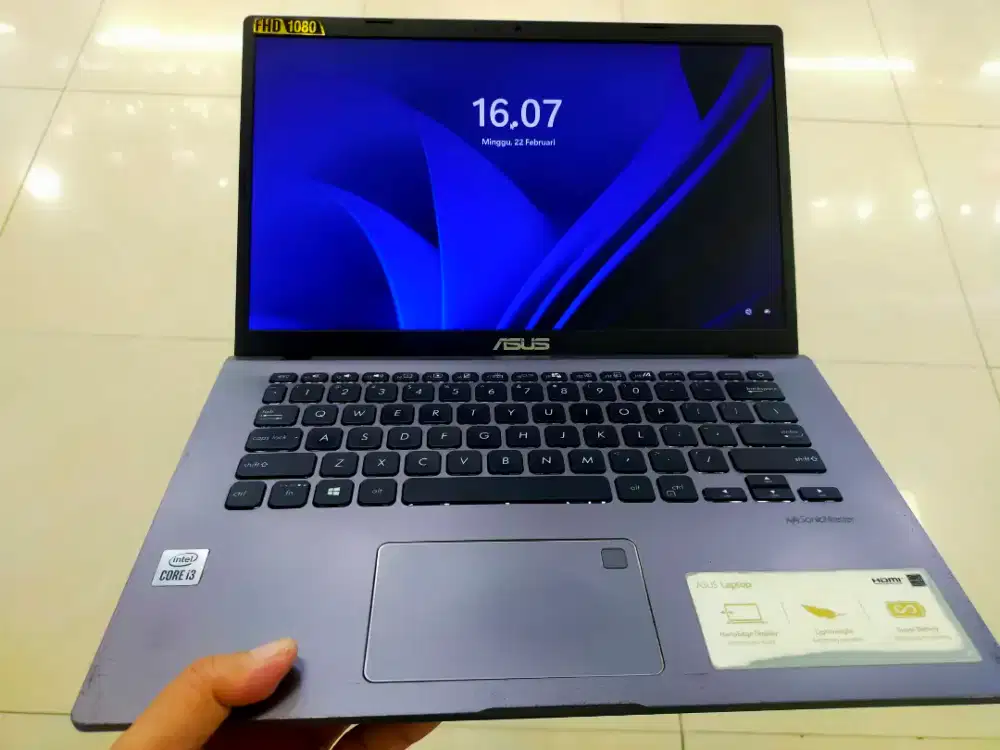 Dijual laptop Asus Vivobook A416J Intel i3 gen 10 ram 8GB SSD 256GB