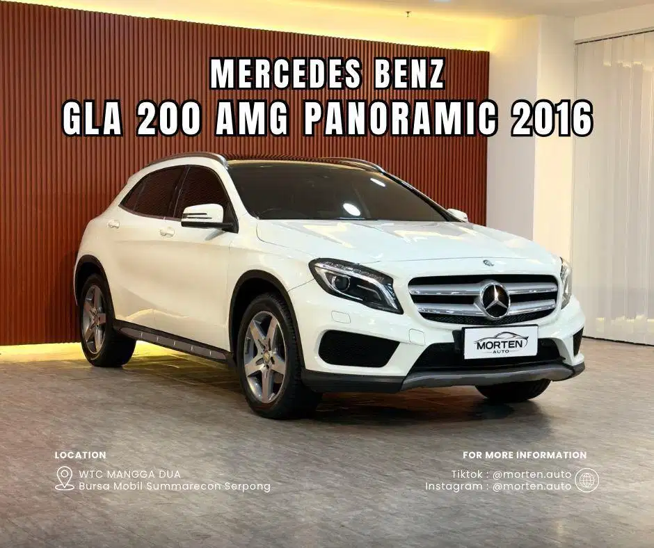 Mercedes Benz GLA 200 AMG 2016 Odo 36 Ribu Record Antik Bergaransi