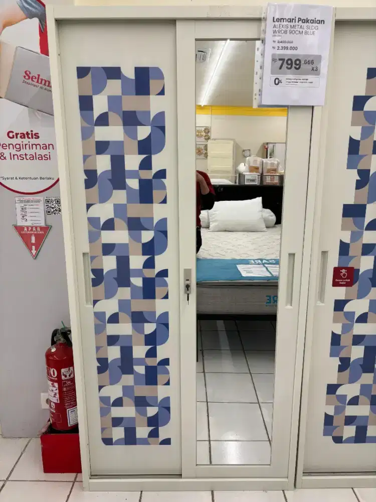 PROMO LEMARI METAL 2 JUTAAN BY SELMA