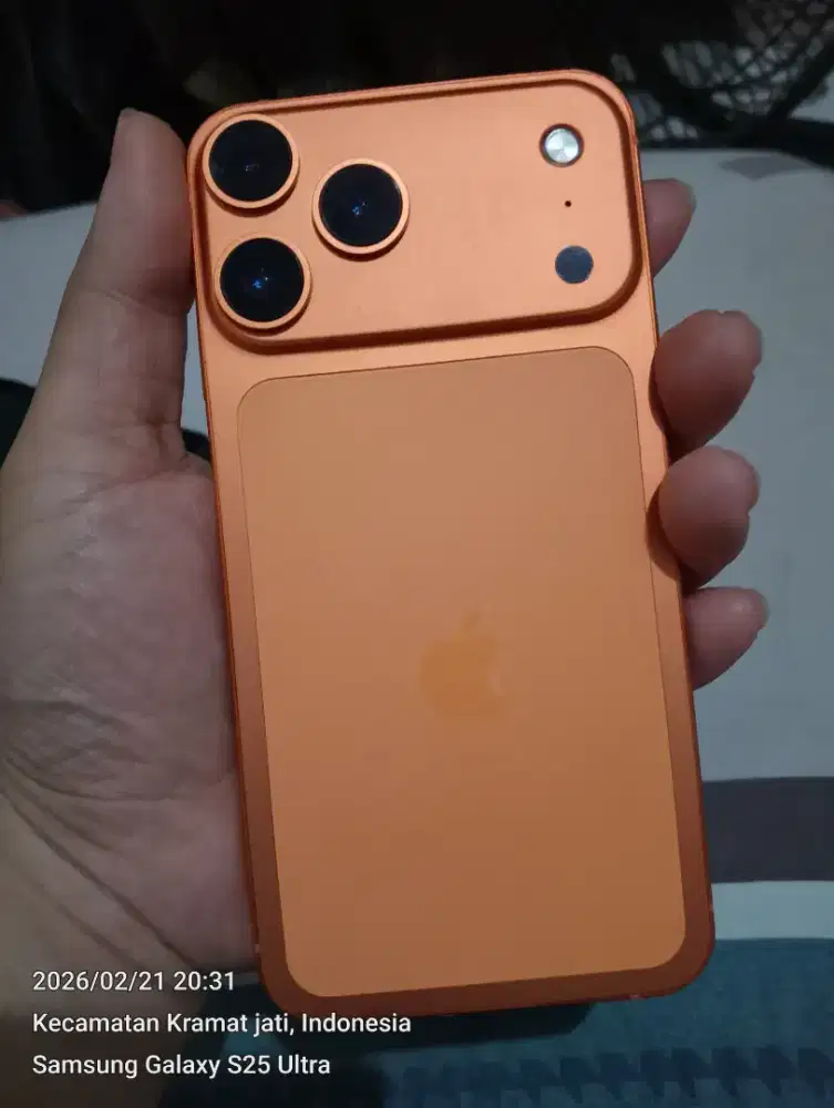 IPHONE XS PRO MAX PAKAI BODY IPHONE 17 PRO MAX WARNA ORANGE 64GB MULUS