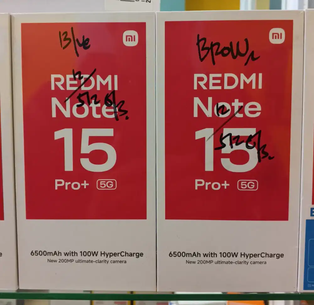 Xiaomi Redmi Note 15 Pro Plus + - Pro+ 8/256 12/512 BNIB Garansi Resmi