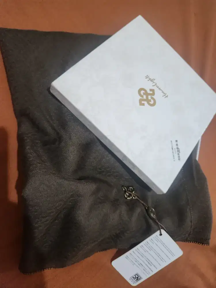 JUAL CEPAT RUGI HIJAB HEAVENLIGHT COFFE MONOGRAM