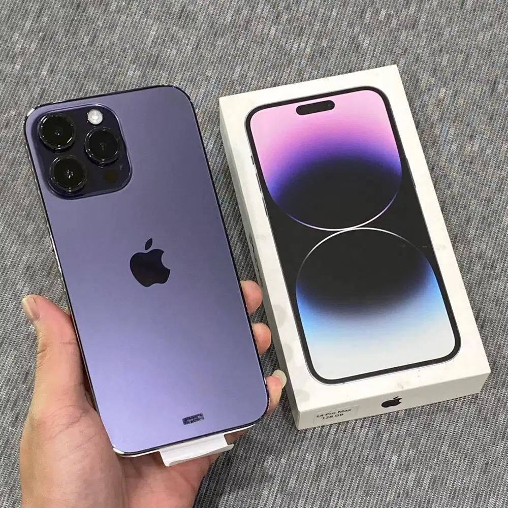 iPhone 14 Pro Max 128GB Deep Purple Resmi iBox
